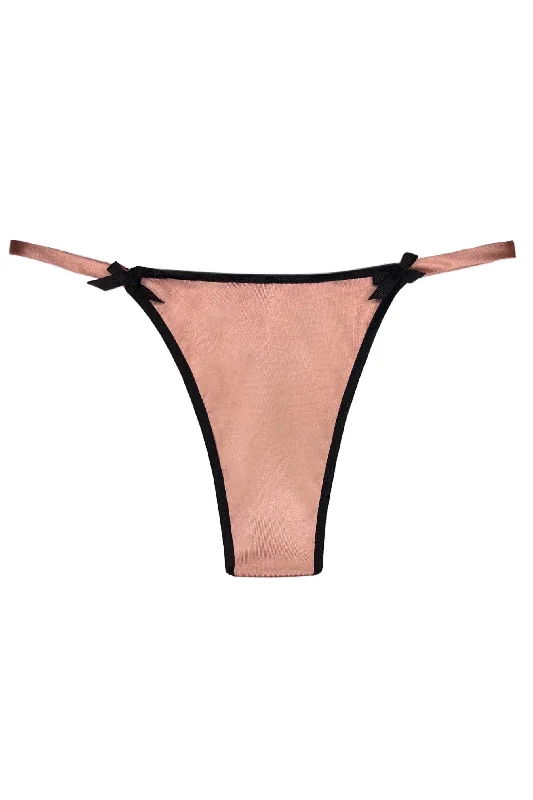 Valessa Gloss pink thongs