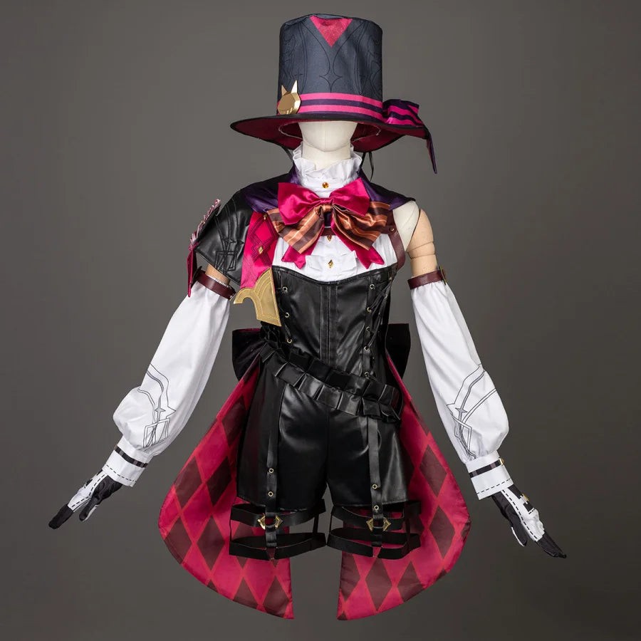 Genshin Impact Lyney Cosplay Costume C08571E  B