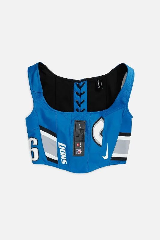 petite women bustiers and corsetsRework Detroit Lions NFL Corset - S