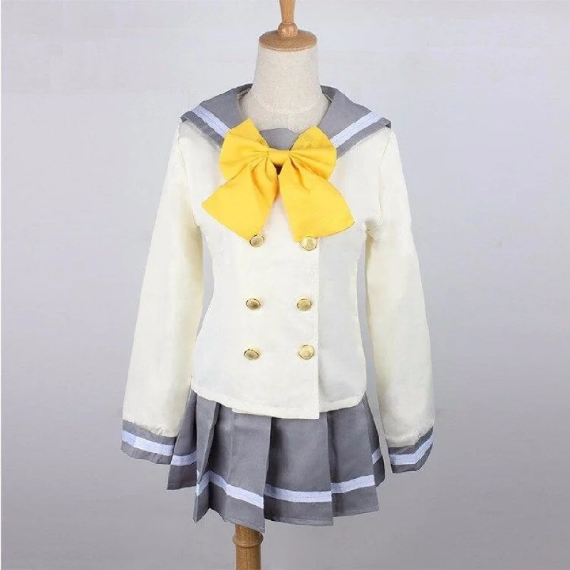 Anime Love Live! Sunshine!! Cosplay Costume Aqours School Uniforms Kurosawa Ruby Sailor Suit C07043