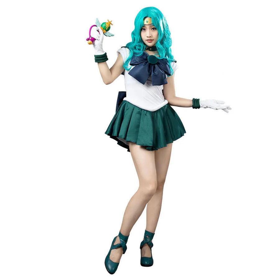 Sailor Sailor Neptune Kaiou Michiru Cosplay Costume mp000515