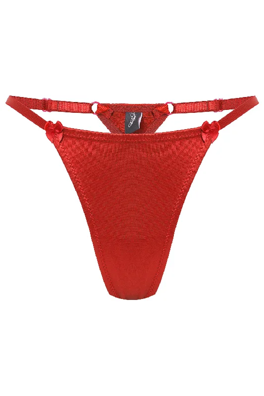 Valessa Scarlett Red thongs