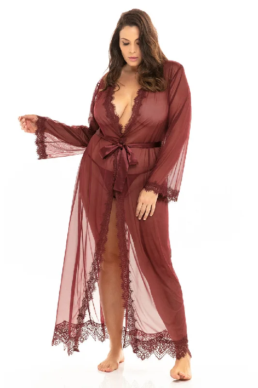 solid - colored women robes in trendy huesProvence Long Robe