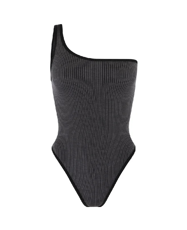 Plus - Size Bodysuits with a Comfortable and Flattering FitRYO ASYM BODYSUIT