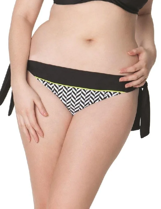 Curvy Kate Hypnotic CS3615 Tie Side Brief Swim Bottom