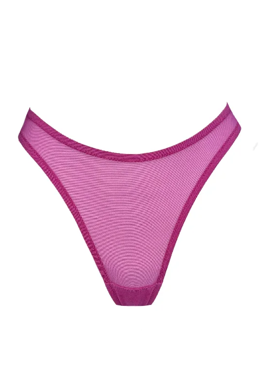 push - up women thongs for enhancing hip curvesRamonda amaranth high waister thongs