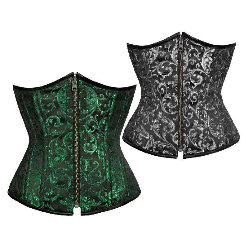 clubbing women bustiers and corsetsLaura Authentic Steel Boned Reversible Waist Training Underbust Corset
