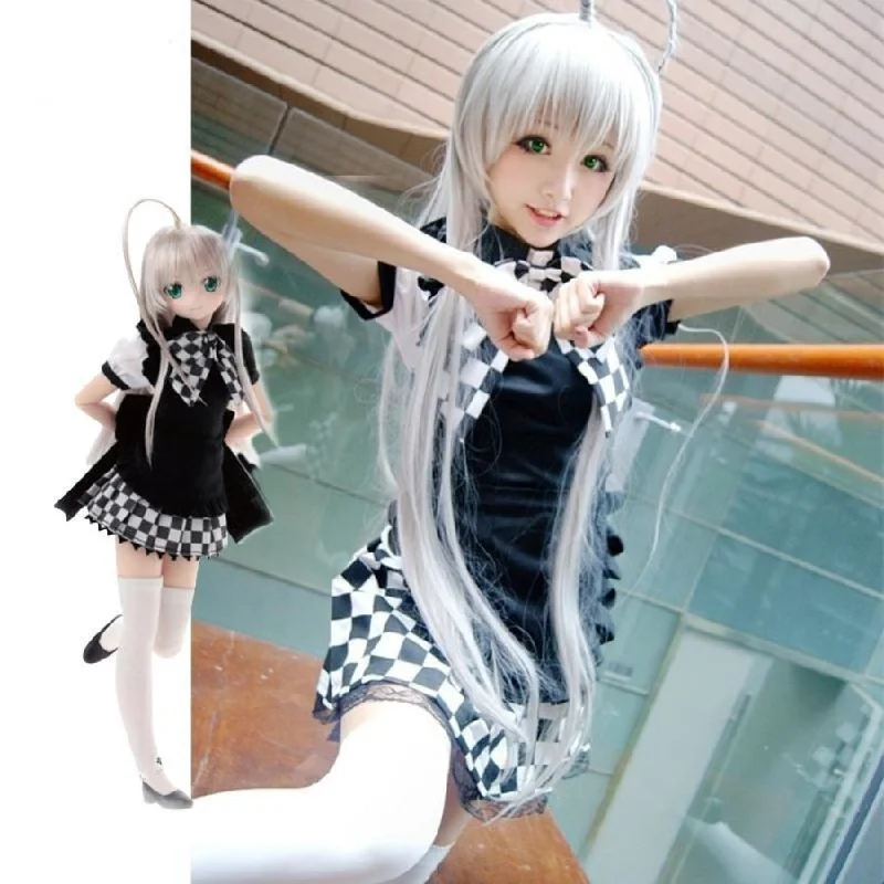 Nyaruko : Crawling With Love! Nyaruko Checked Dress Cosplay Costume