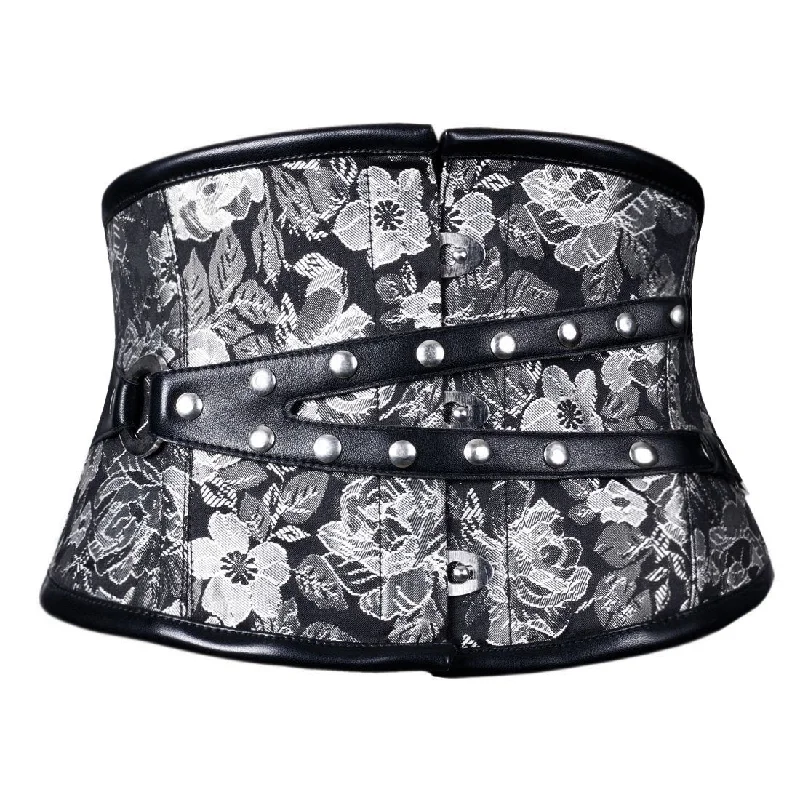 Talulla Gothic Black silver Corset belt