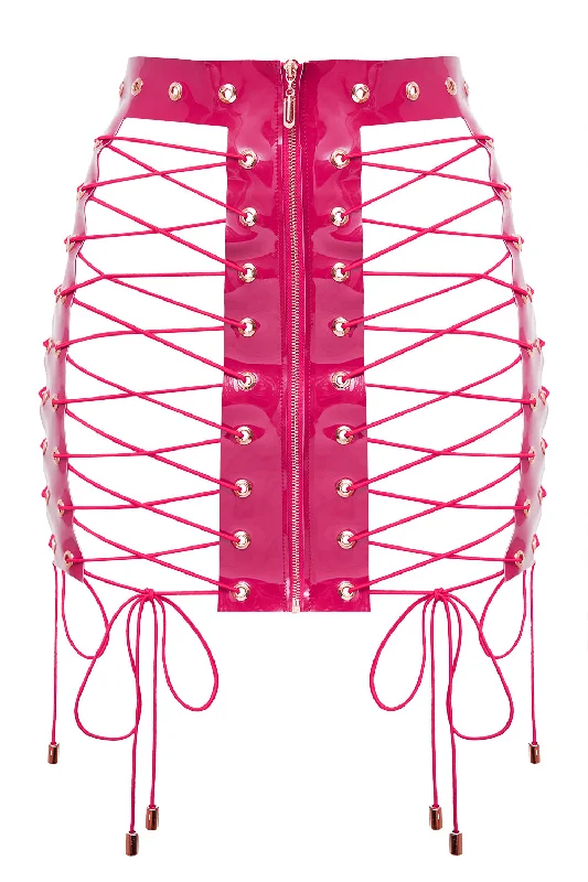 Provocateur Fuchsia corset skirt by Secret Room