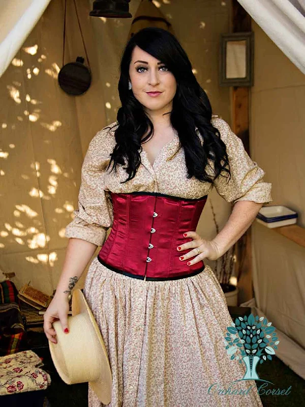 Gothic women bustiers and corsets aestheticSatin Modern Curve Standard Underbust Corset : CS-305