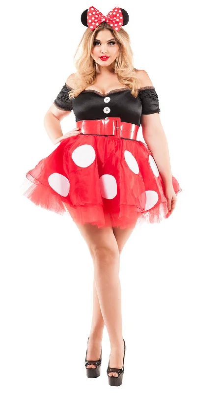 Plus Size Coquette Mouse Costume