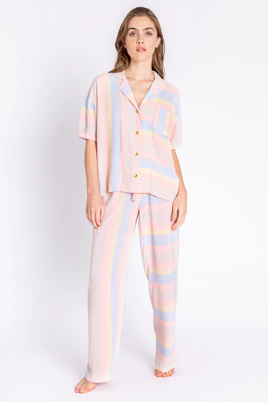 PJ Salvage Sunset Stripe PJ Set