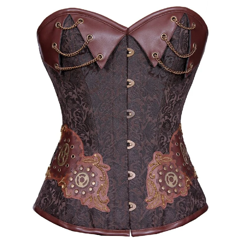 Embroideria Uno Steampunk Overbust Authentic Corset