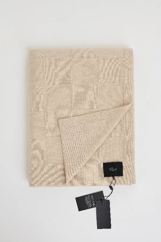 CASHMERE THROW - ALABASTER