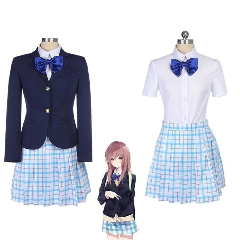 A Silent Voice Shouko Nishimiya Cosplay Costume The Shape Of Voice School Uniform C00972