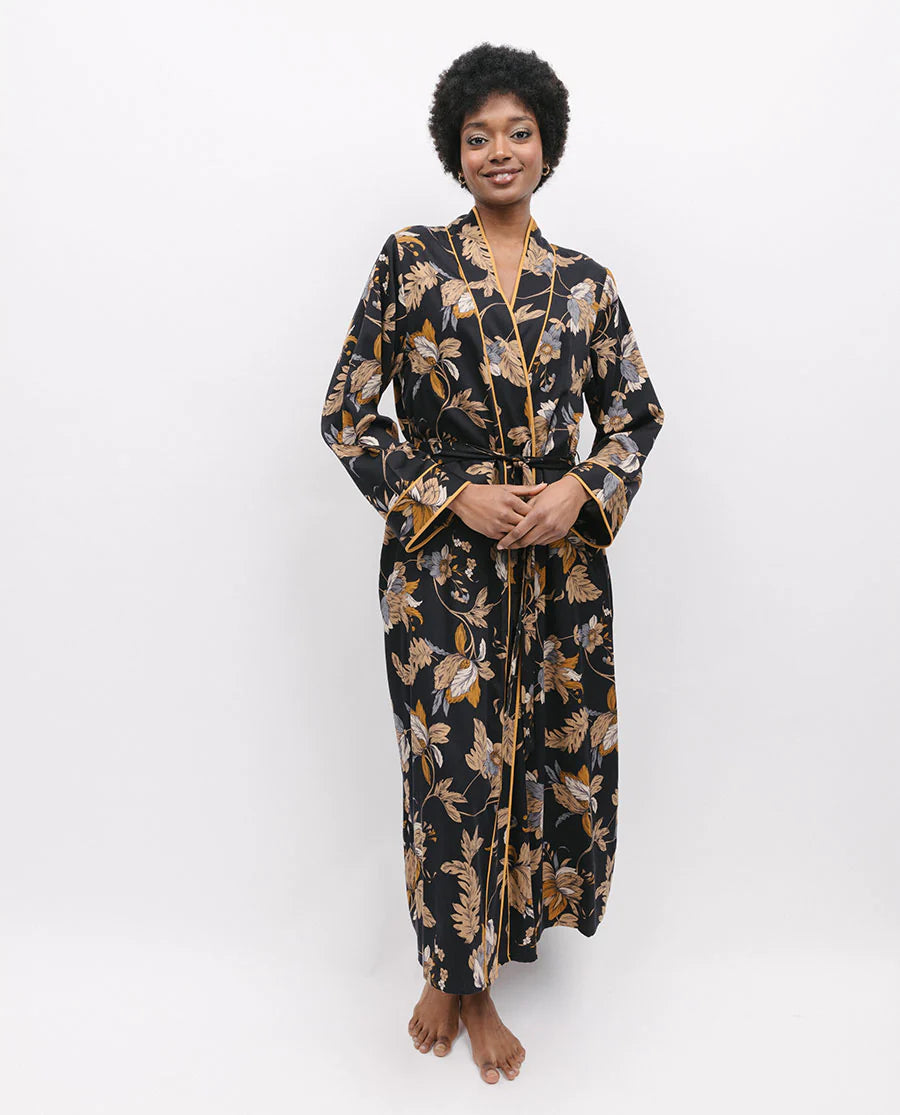 women robes for a work - from - home loungewear optionFable and Eve Brixton Long Robe