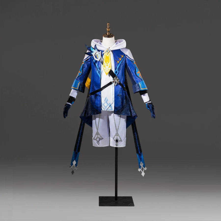 Genshin Impact Knights of Favonius Mika Cosplay Costume C07528 A