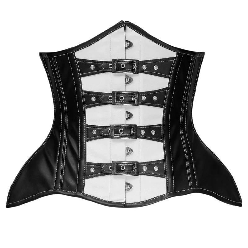 rhinestone embellished women bustiers and corsetsCarlotta Authentic Steel Boned Gothic Punk Underbust Corset
