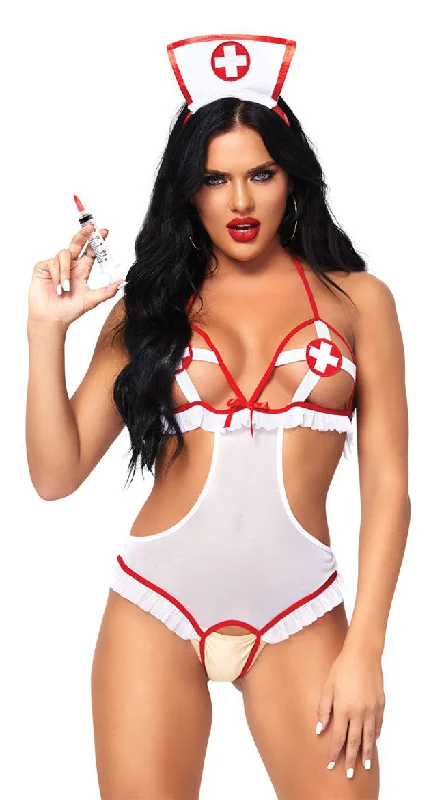 Naughty Night Nurse Lingerie Costume