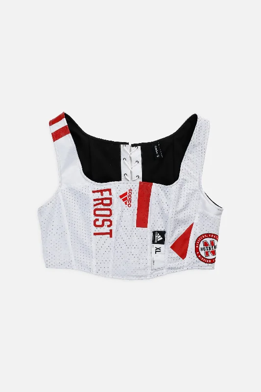 machine made women bustiers and corsetsRework Nebraska Cornhuskers NCAA Corset - XXL