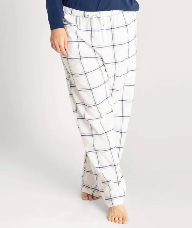 Ava & Audrey Amelia Brushed Cotton Pant - Ivory