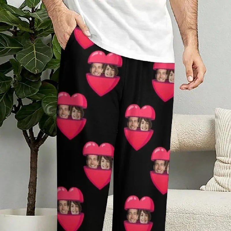 women's sleepshirts with a moisture - wicking fabricCustom Face Open Your Heart Slumber Party Unisex Long Pajama Pants For Men Women Kids women's sleepshirts with a moisture - wicking fabricCustom Face Open Your Heart Slumber Party Unisex Long Pajama Pants For Men Women Kids
