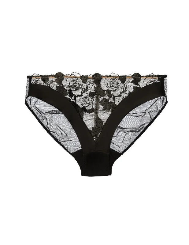 Black Rosabelle Bikini Brief by Dita Von Teese