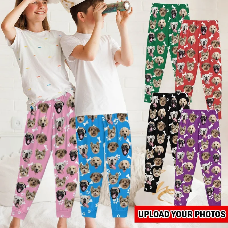 women's sleepshirts with a soft fleece finish【Flash Sale】Custom Dog Face Kid's Long Pajama Pants Best Gifts for Children women's sleepshirts with a soft fleece finish【Flash Sale】Custom Dog Face Kid's Long Pajama Pants Best Gifts for Children