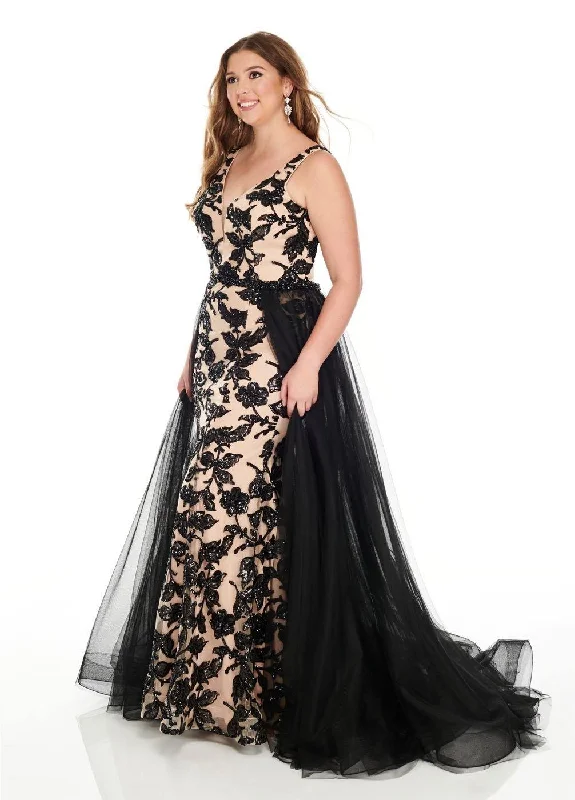 Rachel Allan Plus Size Prom Dress Evening Gown