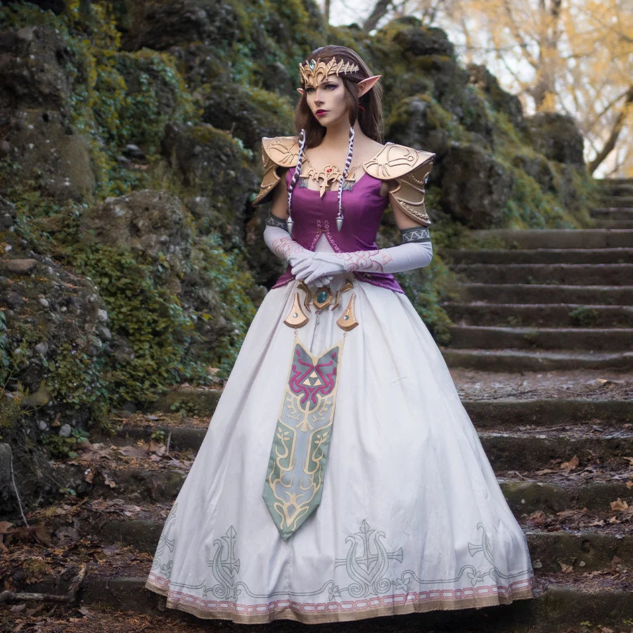 【READY TO SHIP】The Legend of Zelda: Twilight Princess Zelda Cosplay Costumes Dress mp005257