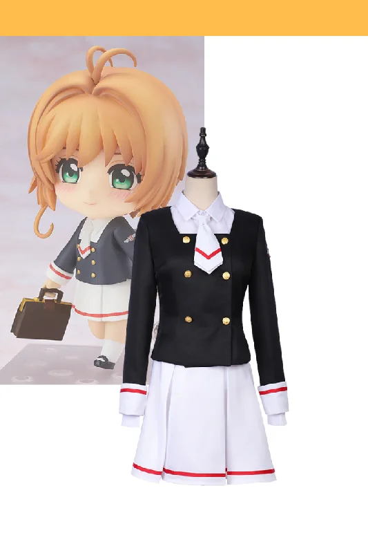 Cardcaptor Sakura Clear Card Sakura Middle School Uniform Cosplay Costume