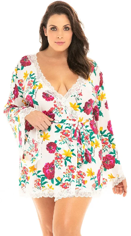 White Floral Print