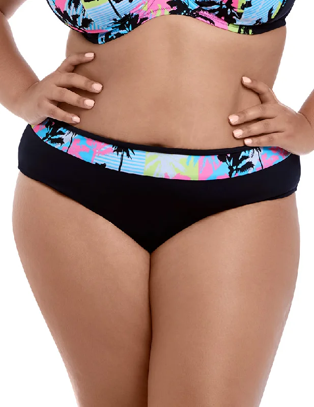 Elomi Women Malibu Days ES7634 Black Bikini Swim Brief