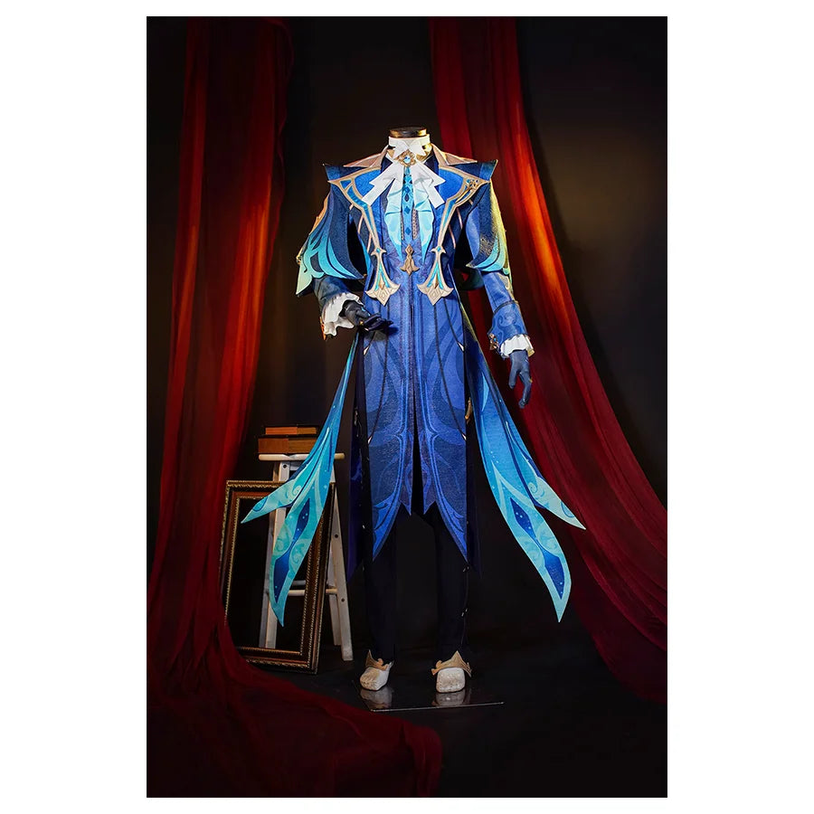 Genshin Impact Neuvillette Cosplay Costume C08563  AA