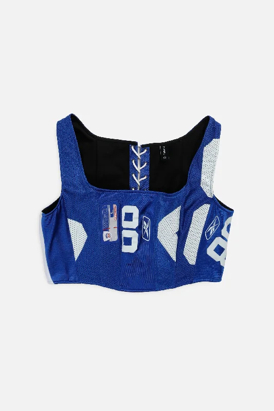 Edwardian inspired women bustiers and corsetsRework Indianapolis Colts NFL Corset - XL