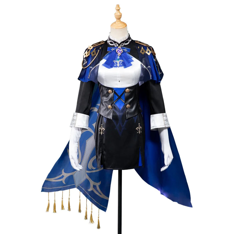 Genshin Impact Clorinde Cosplay Costume C08568  A