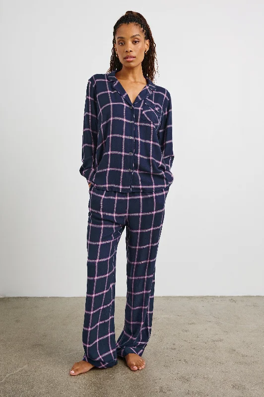 LUNA PAJAMA SET - SAPPHIRE MAGENTA