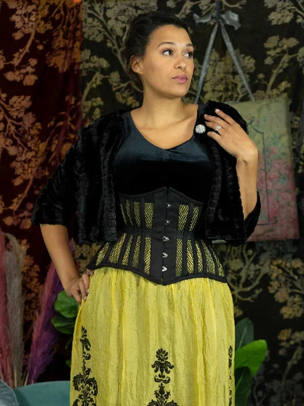 minimalist women bustiers and corsetsMesh Extreme Curve Standard Underbust Corset : CS-479