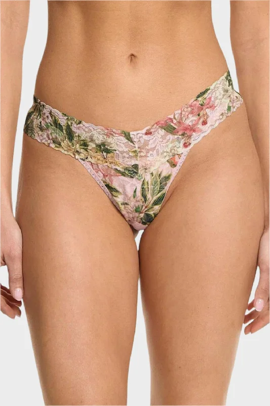 low - rise women thongs for a trendy and modern lookFrench Garden Low Rise Thong