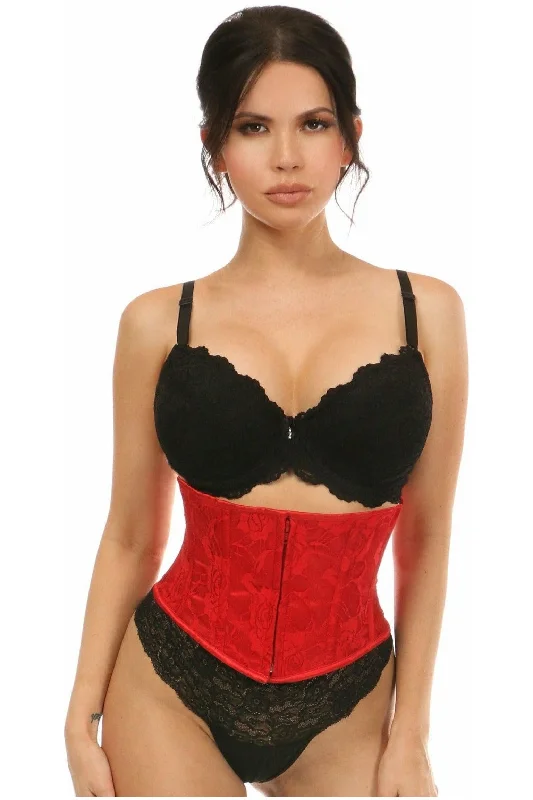 Lavish Red Lace Mini Cincher