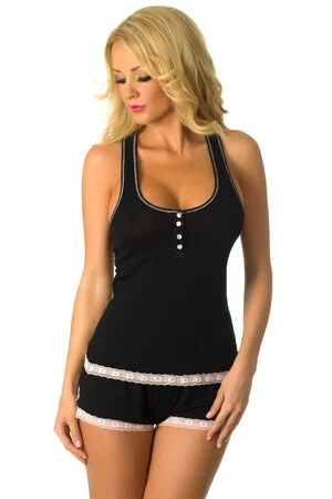 Black Sweetness Short PJ Set