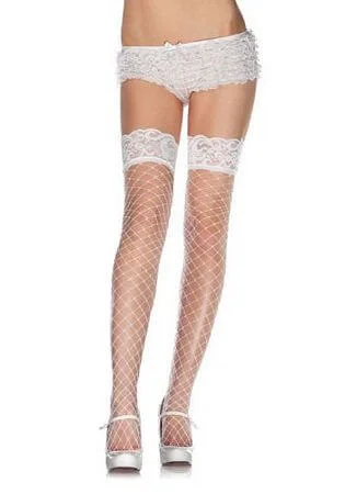 Fence Net Thigh Highs