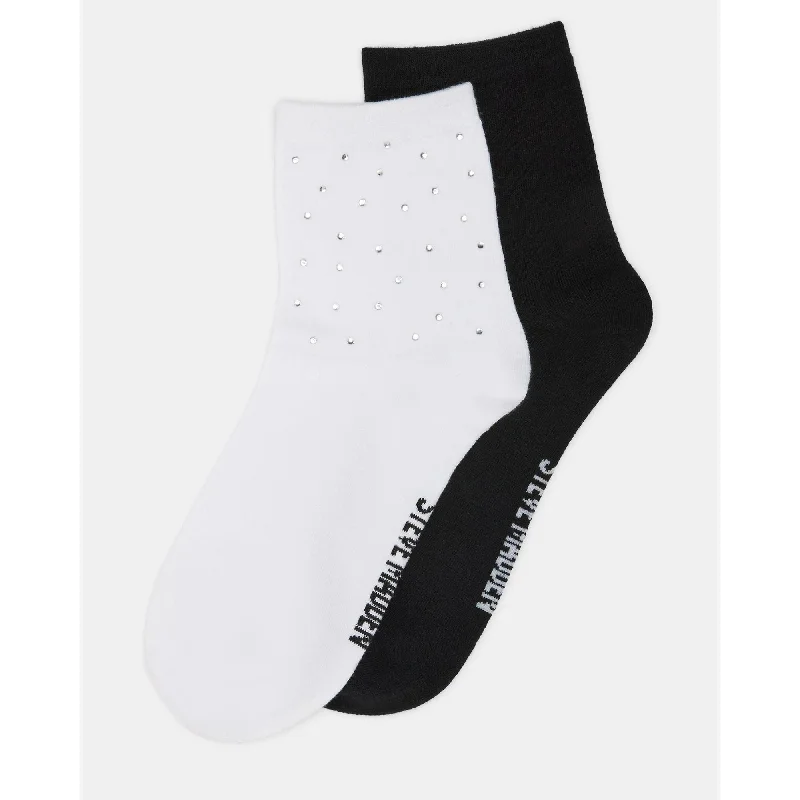 Iced Socks White/black