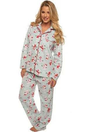 Snowman Holiday PJ Set