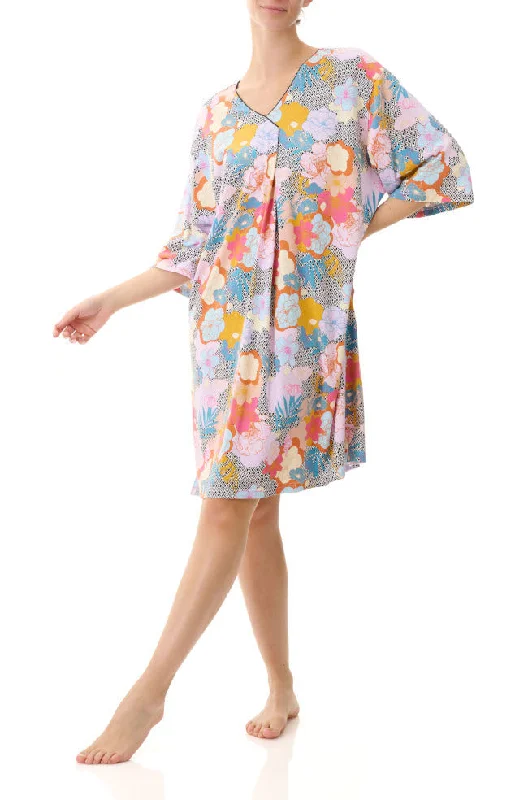 Maggie ¾ Sleeve Kaftan (Multi Colour)