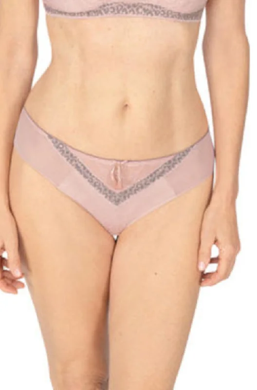 Cherish Bikini Brief (Dreamy Pink & Light Grey)