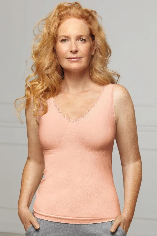 Amoena Kitty Mastectomy Top - Blush