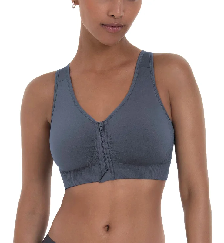 Seamless bras for a smooth and invisible look under clothes Anita Care Lynn Pocketed Post Surgery Bra (5768X) - Sky Grey Seamless bras for a smooth and invisible look under clothes Anita Care Lynn Pocketed Post Surgery Bra (5768X) - Sky Grey