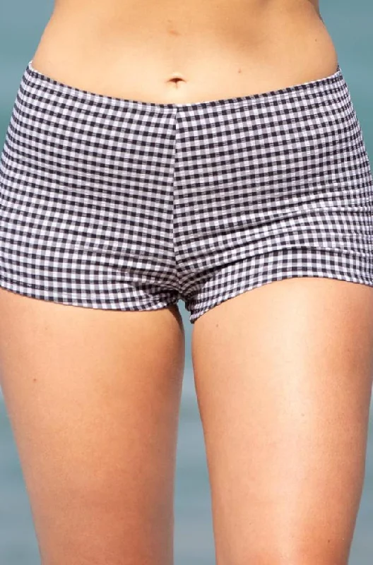 sexy lace push up bras for special occasionsGingham Boyleg Swim Bottoms (Gingham)